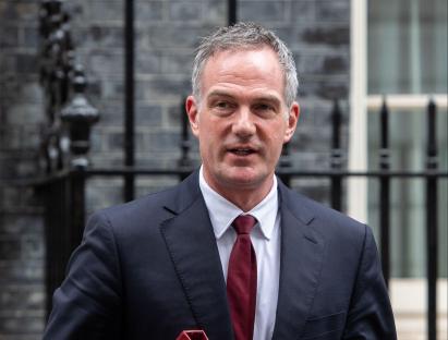 Peter Kyle, Secretary of State for Science, Innovation and Technology, leaving Downing Street.