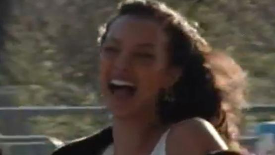 Maya Jama goes full Pamela Anderson in mad dash live on TV to get to Baller League dugout