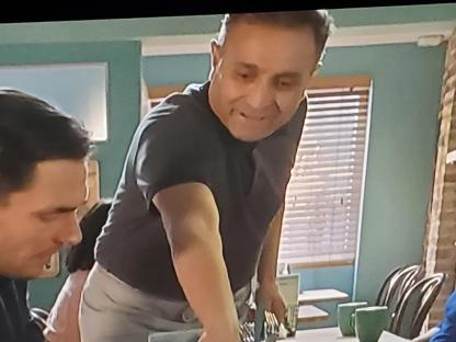Screenshot from EastEnders showing a character.