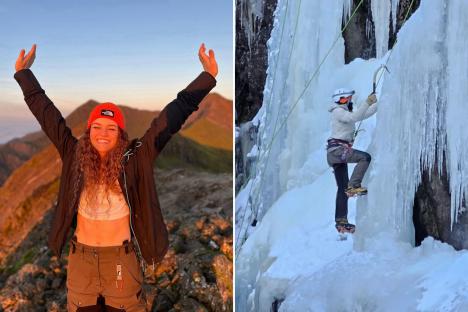 Influencer & extreme sport enthusiast, 28, died after ‘tumbling through the air’ as she fell 60ft off Brit mountain