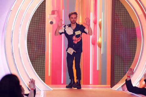 Jack P. Shepherd entering the Celebrity Big Brother house.