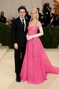 Brooklyn Beckham and Nicola Peltz at the 2021 Met Gala.