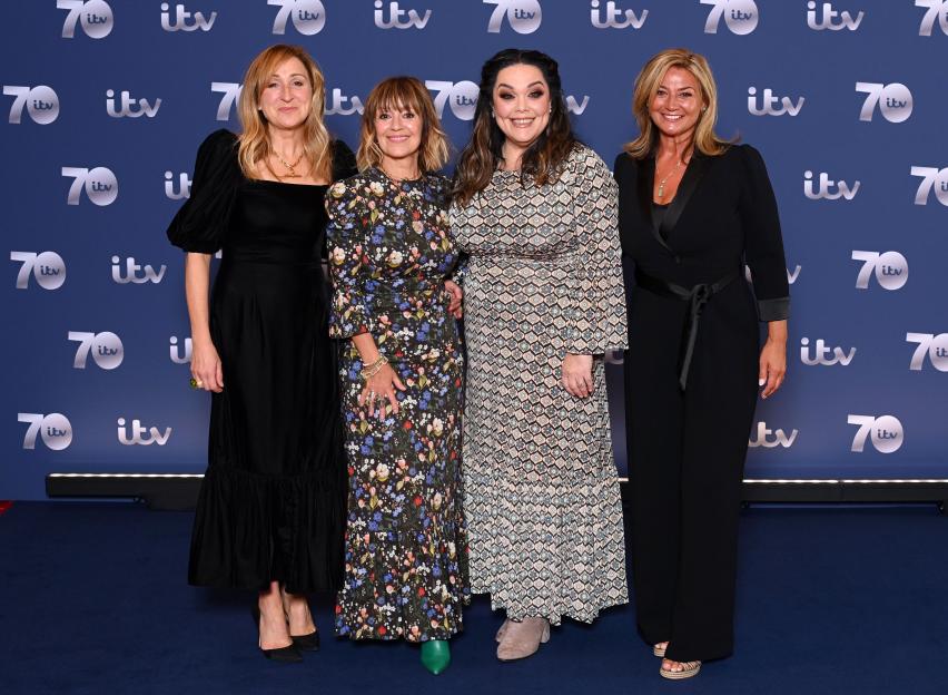 Four actresses at an ITV event.