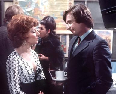 Barbara Knox and William Roache in a scene from Coronation Street.