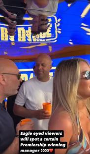 Liverpool boss Arne Slot parties with Wayne Lineker in Ibiza just hours after Premier League clash with Arsenal