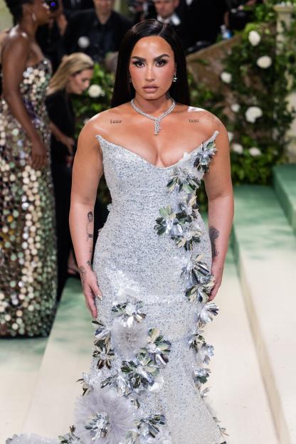 Demi Lovato at the Met Gala.