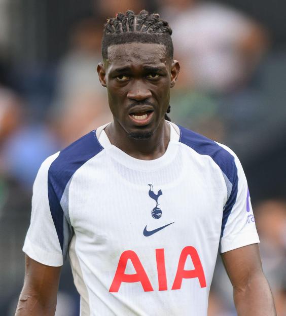 Tottenham's Yves Bissouma in action.