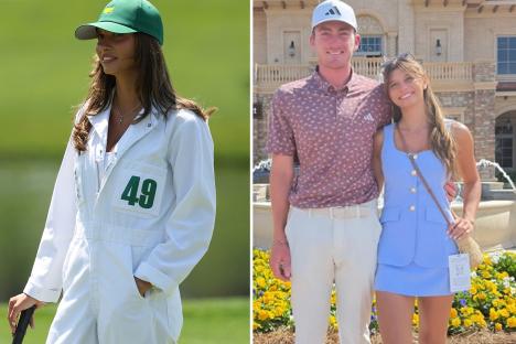 Masters star’s glamorous TikToker caddie turns heads at Augusta before he shoots one of worst-ever scores