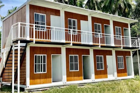 ‘Flatpack’ tiny home with TWO storeys goes for sale for less than £9k – and it could be with you in just 3 weeks