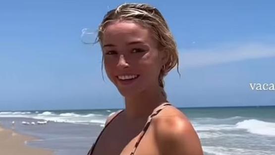 Olivia Dunne wears tiny leopard bikini on sun-kissed Florida vacation after wowing fans at Kentucky Derby