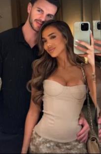 Arianna Ajtar and her boyfriend in a selfie.