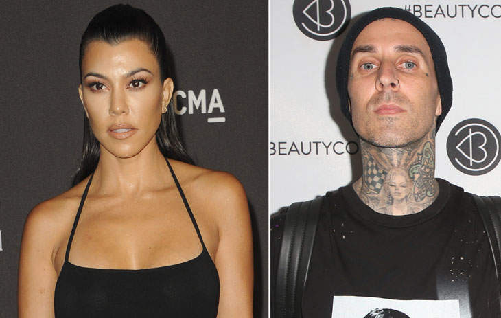 Travis Barker Got Kourtney Kardashian A Giant Mess Of Flowers For Her Birthday