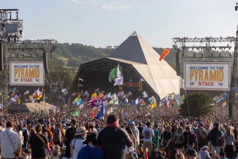 Huge chart-topping pop star, 28, goes public with new man at Glastonbury sparking fury from his ex