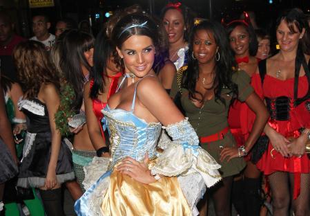 Danielle Lloyd at her 25th birthday party.