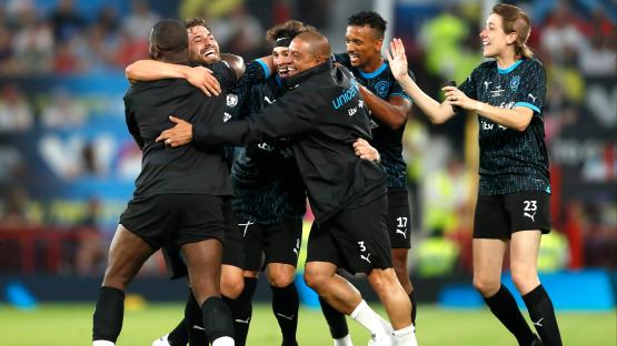 Who is the top scorer in Soccer Aid history?