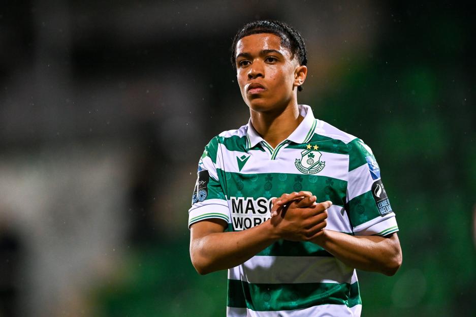 Victor Ozhianvuna of Shamrock Rovers.