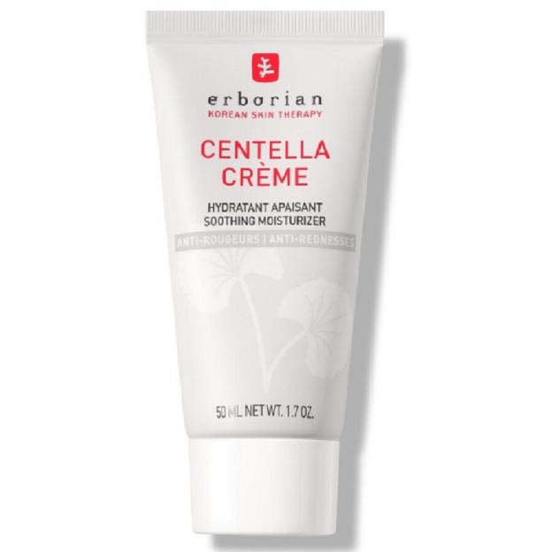 Erborian Centella Crème 50ml soothing moisturizer tube.