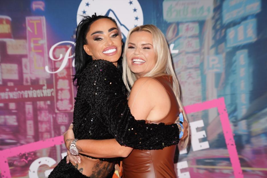 Katie Price and Kerry Katona attending a launch party for the new series of Geordie Shore, at Thai Square Restaurant And Club, central London. Picture date: Tuesday January 7, 2025. PA Photo. See PA story SHOWBIZ GeordieShore. Photo credit should read: Ben Whitley/PA Wire