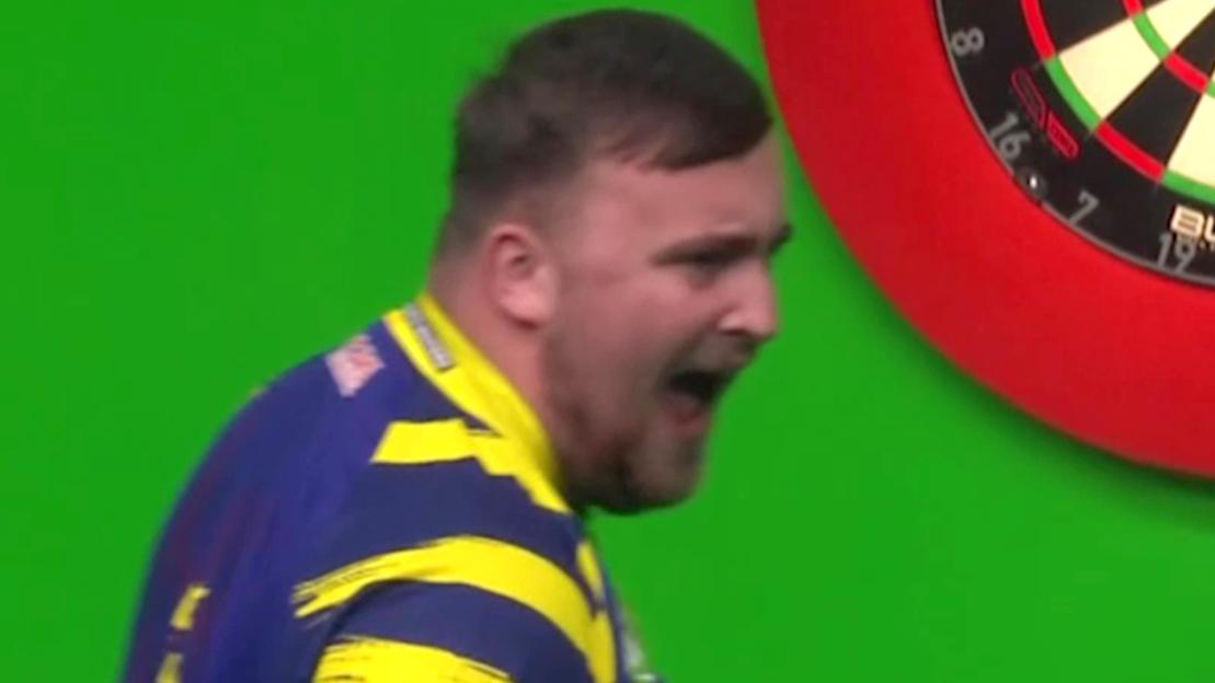 Luke Littler left perplexed by fan’s bizarre jibe at Australian Darts Masters