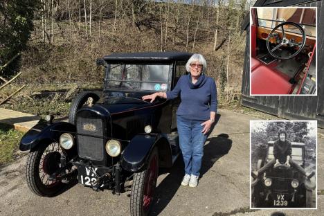  I rescued abandoned 1929 Singer car I learned to drive 65 years ago after it was left to rot – now it’s as good as new