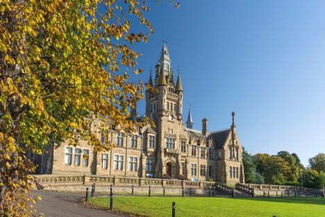 Morgan Academy secondary school in Dundee, Scotland.