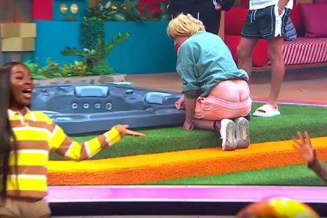 CBB viewers left ‘traumatised’ as housemate flashes his BUM – leaving them ranting ‘my eyes!’