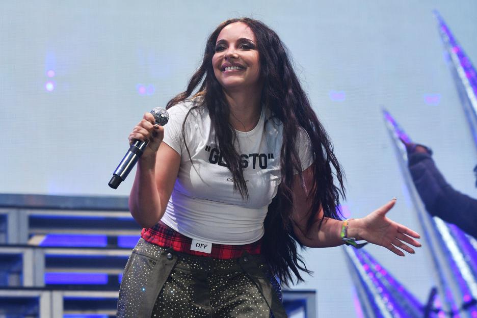 Jade Thirlwall performing at Glastonbury Festival.
