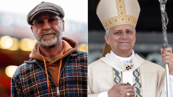 People are just realising Man Utd legend Eric Cantona is COUSINS with new Pope Leo XIV