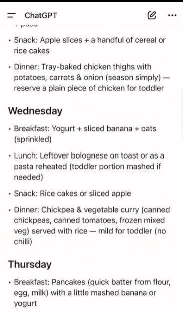 I used Chat GPT to plan my meals for the week, , https://www.tiktok.com/@courtneyxalyssa/video/7551082361073569046?_r=1&_t=ZN-8zr3roimNra