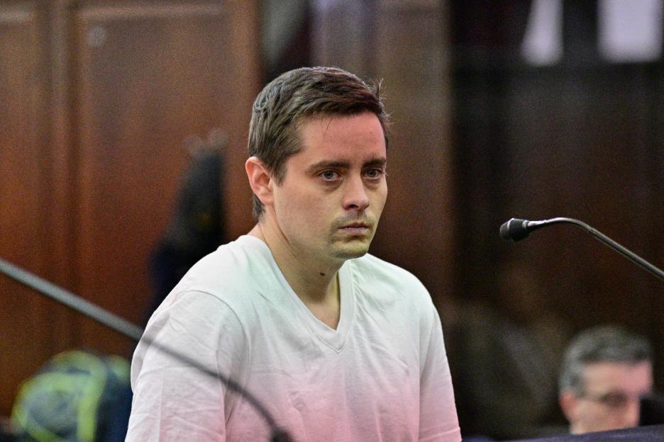 John Woeltz at his arraignment.