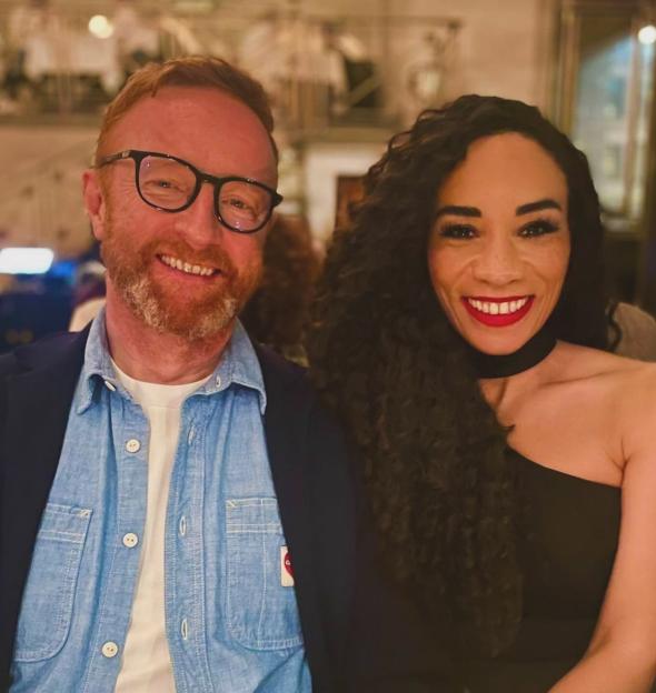 Michelle Ackerley and her husband.