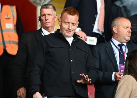 Will Still, newly appointed Southampton manager, in the stands at a match.