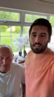 Photo of Tommy Cannon and a younger man.