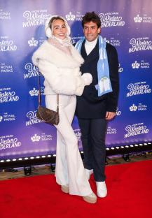 James Argent and Nicoline Artursson at the Hyde Park Winter Wonderland VIP Launch Night.