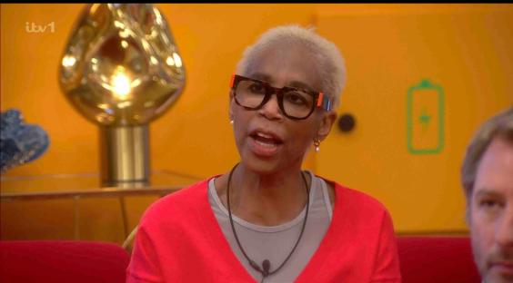 Trisha Goddard speaking on Celebrity Big Brother.