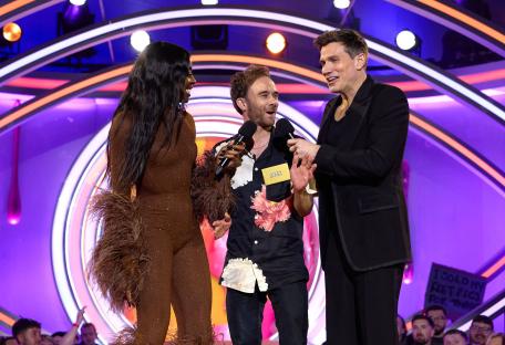AJ Odudu, Jack P. Shepherd, and Will Best on Celebrity Big Brother.