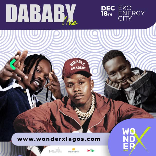 Dababy to Headline Wonder X Concert Alongside Naira Marley & Zinolesky | December 18th