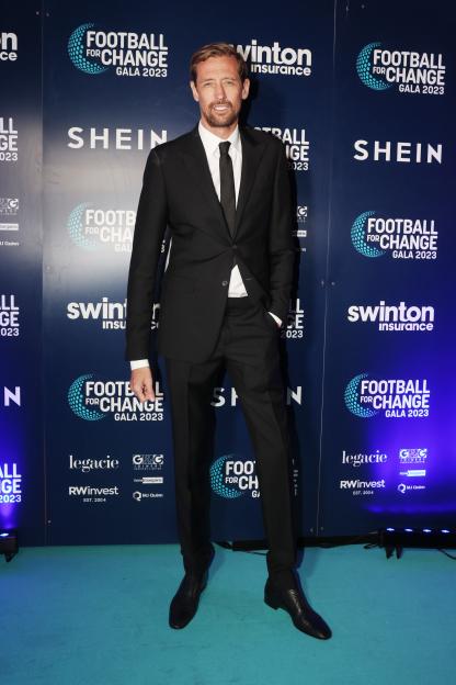 Peter Crouch at the Football For Change Gala.