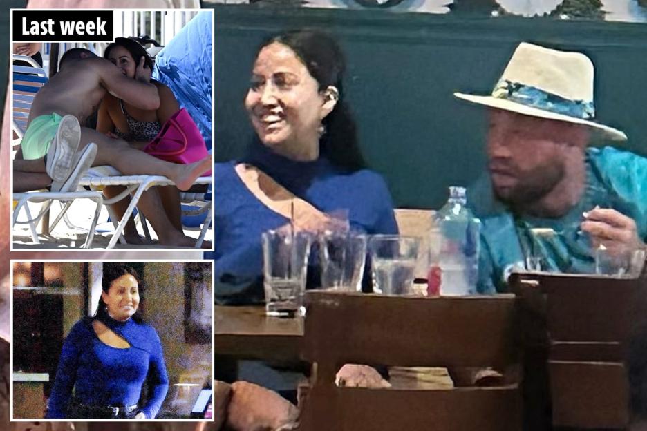 Conor McGregor & mystery woman spotted together AGAIN on cosy birthday dinner after they were spotted kissing on beach 
