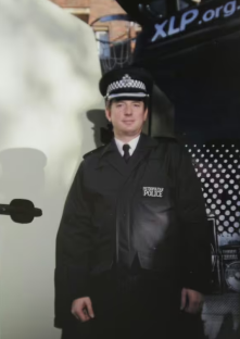 Metropolitan Police officer in uniform.