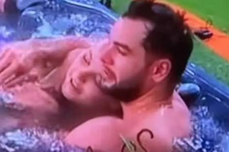 Shock moment CBB’s Danny tells Chris & JoJo to ‘f**k or stop’ as they get close in hot tub – and warning about partner