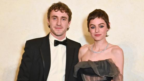 The Crown’s Emma Corrin stuns in a sheer dress at VIP dinner with Gladiators star Paul Mescal