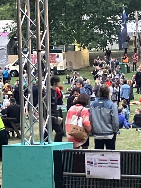 Anita Rani at a music festival.