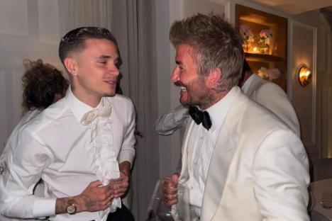Moment furious neighbour complains about David Beckham’s wild 50th as We Are Family blares out amid toxic Brooklyn feud