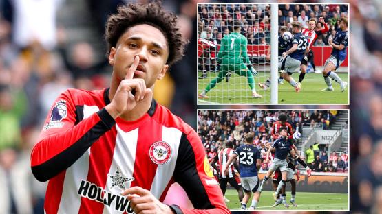 Brentford 4 Man Utd 3: Red Devils’ youngest ever Prem side battered by Bees despite late comeback in seven-goal thriller