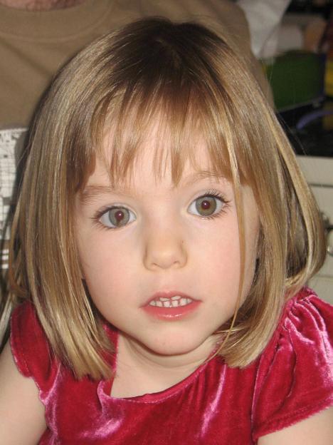 Portrait of Madeleine McCann.