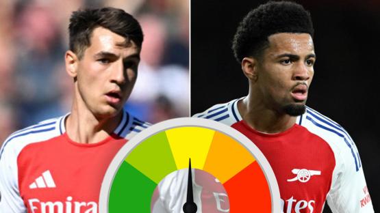 Arsenal player ratings: Kiwior in solid audition for Real Madrid start as Lewis-Skelly & Nwaneri struggle in title blow