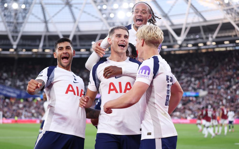 West Ham 0 Tottenham 3: Pressure piles on Graham Potter as Simons-inspired Spurs thrash rivals after Soucek leg-breaker
