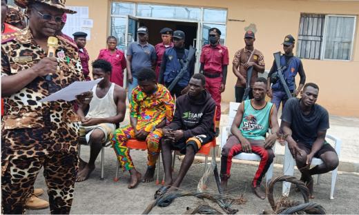 Osun: Amotekun parades jailbreaker, ex-convicts arrested for theft, burglary