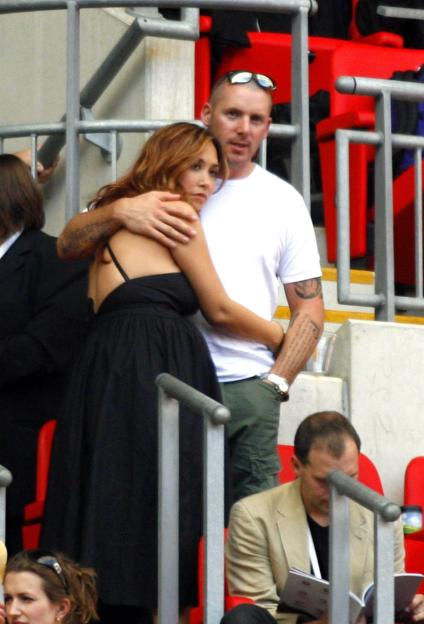 Myleene Klass and Graham Quinn at a concert.